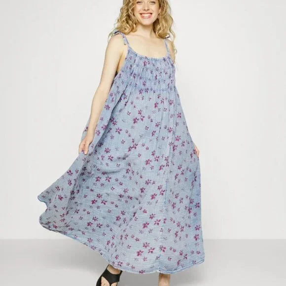free people azure maxi dress Free People Azure Maxi Dress By In Pink Combo Warm Apricot - 46% Off
